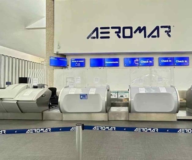 Cancelan vuelos de Aeromar en AICM Cancelan vuelos de Aeromar en AICM