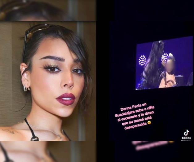 Danna Paola invita a niña con su mamá desaparecida al escenario Danna Paola invita a niña con su mamá desaparecida al escenario