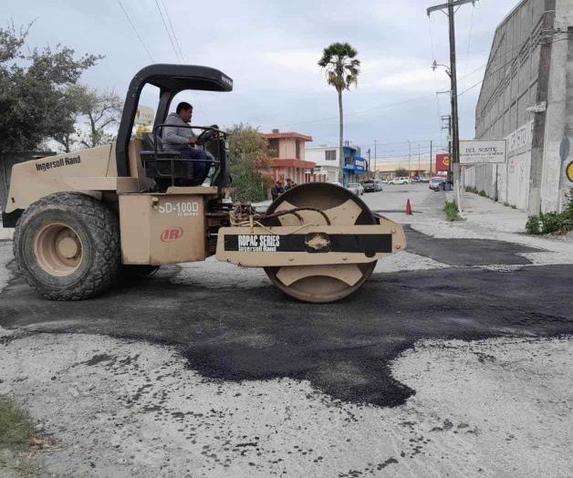 Rehabilitan calles en colonia Popular Rehabilitan calles en colonia Popular