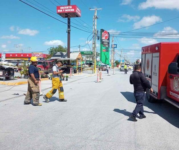 Fuertes vientos derriban cables