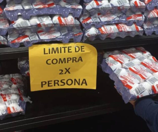 Limitan compra de huevo