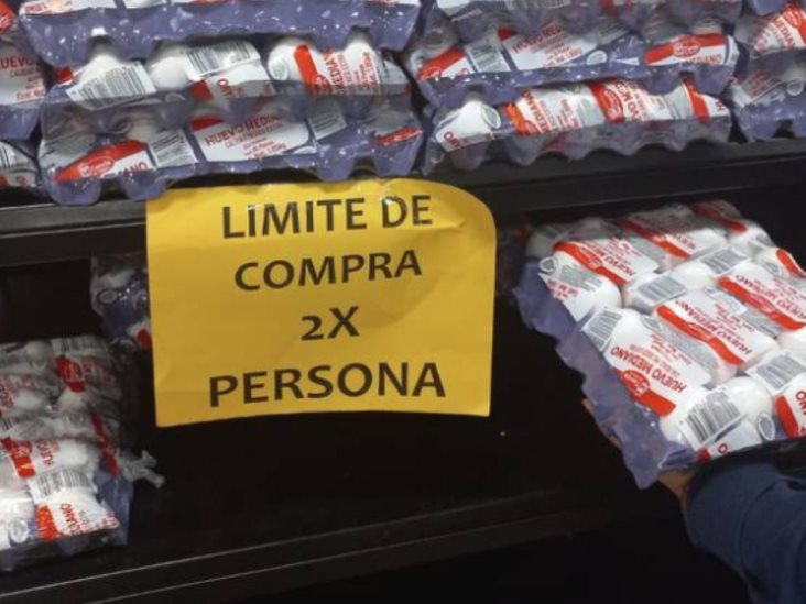 Limitan compra de huevo Limitan compra de huevo