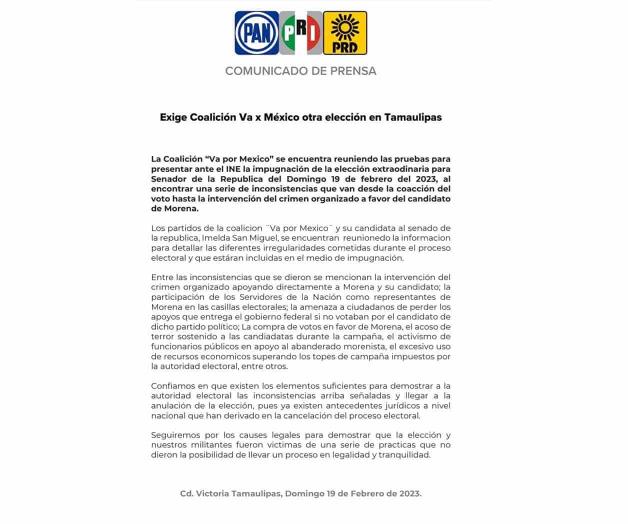 Impugnará el PAN la elección a senador