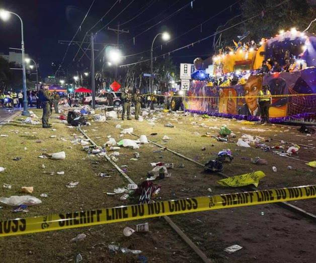 Un muerto y 4 heridos en tiroteo en desfile en Nueva Orleans