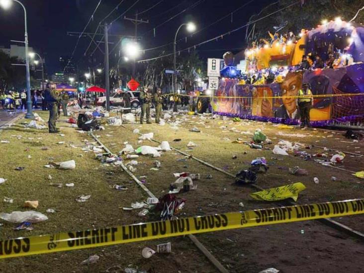 Un muerto y 4 heridos en tiroteo en desfile en Nueva Orleans Un muerto y 4 heridos en tiroteo en desfile en Nueva Orleans