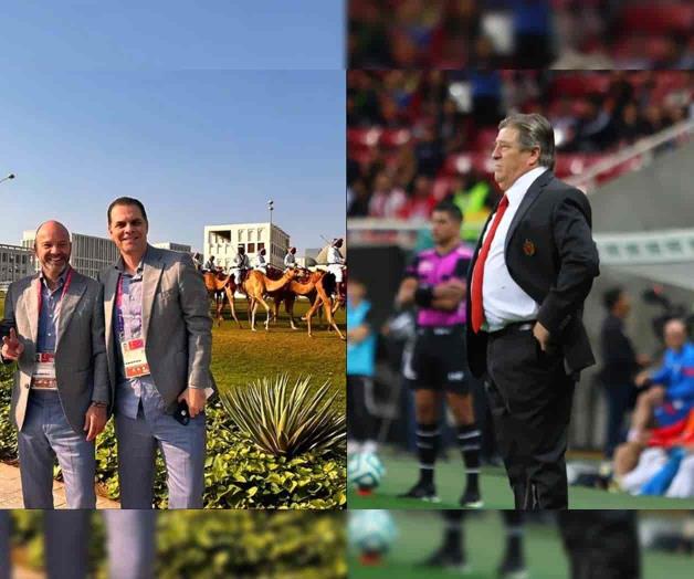 Miguel Herrera se reencontró con Christian Martinoli en Qatar Miguel Herrera se reencontró con Christian Martinoli en Qatar