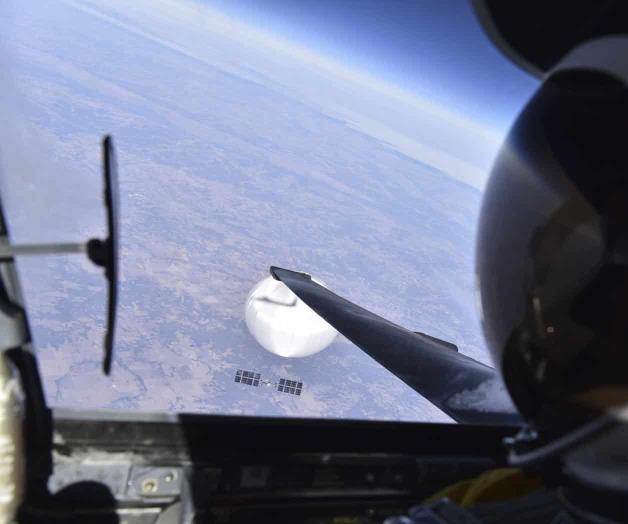 Revelan foto de globo espía