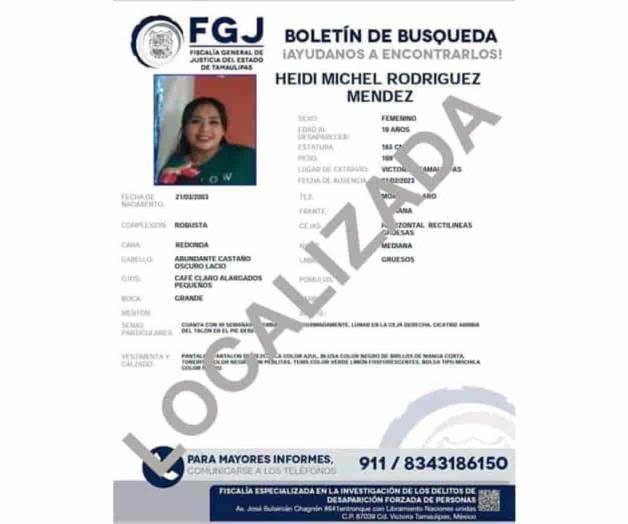 Ubican a desaparecida