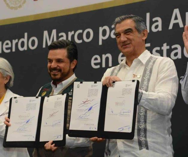 Adhieren estado al IMSS-Insabi