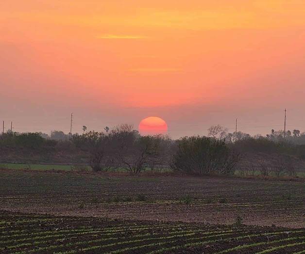 Espectacular el atardecer