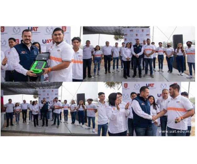 Entregan equipos RCP en Preparatoria Mante Entregan equipos RCP en Preparatoria Mante