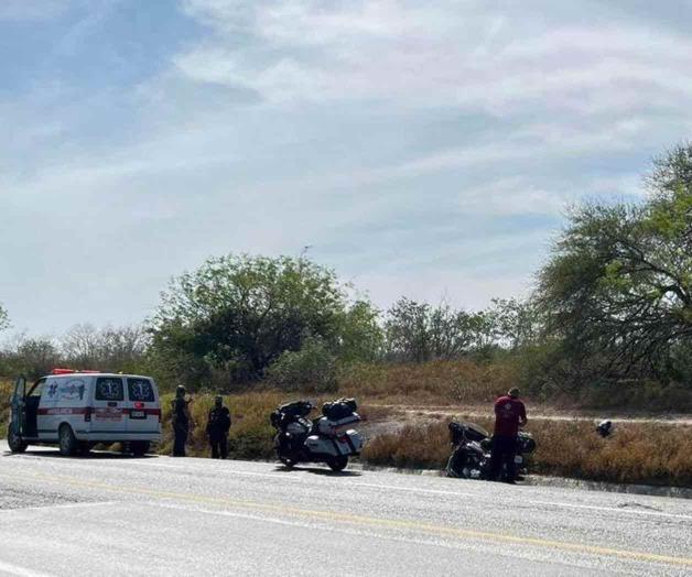 Motociclista resulta herido en percance