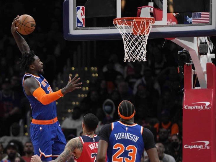 Remontan Knicks y se imponen a los Wizards Remontan Knicks y se imponen a los Wizards