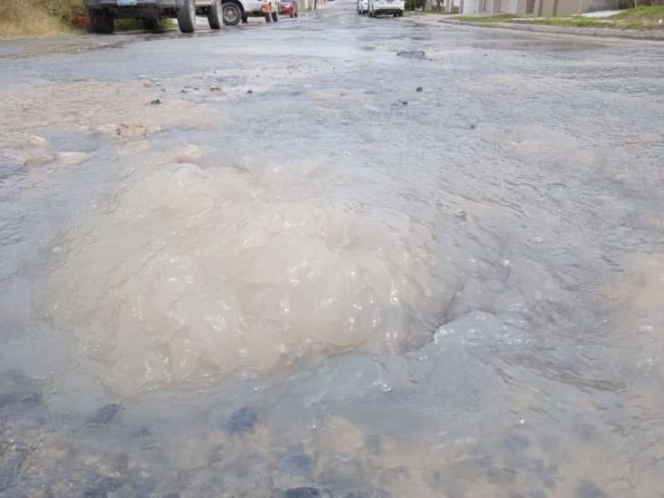 Deja fuga sin agua a vecinos en Las Fuentes Deja fuga sin agua a vecinos en Las Fuentes