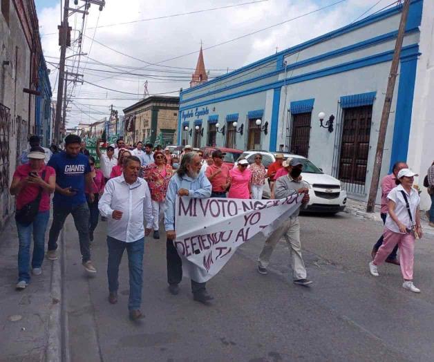 Marchan en Matamoros en contra del ‘Plan B’