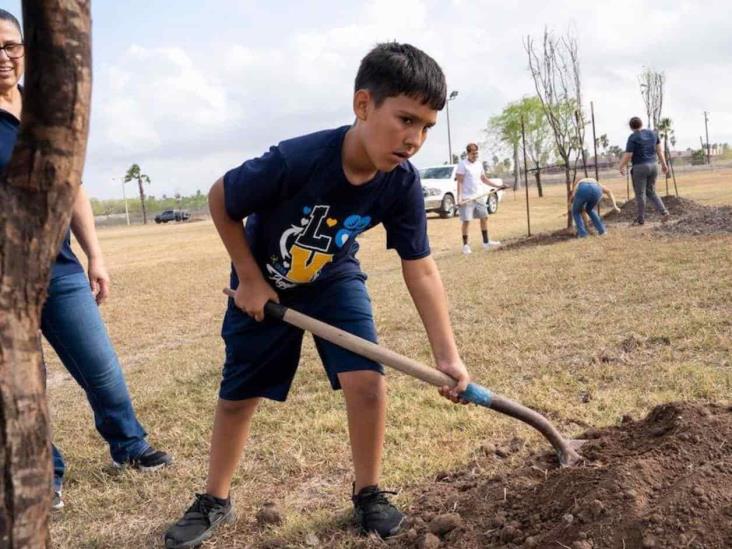 Reforestación en el parque Bentsen Reforestación en el parque Bentsen