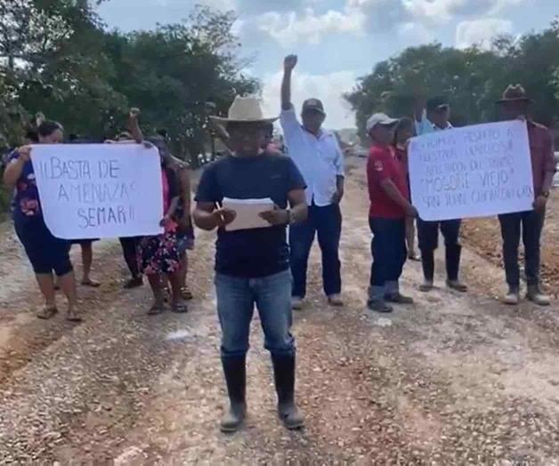 Frenarán campesinos obra del Transístmico