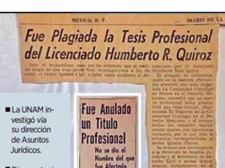 La vez que la UNAM sí anuló título por plagio La vez que la UNAM sí anuló título por plagio