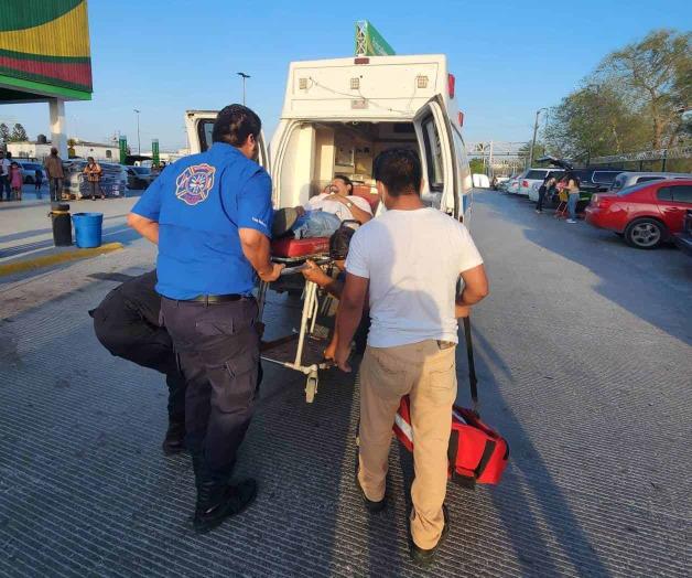 Lo tumba el fuerte calor