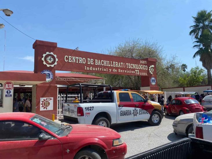 Contemplan en CBTis el ‘Operativo Mochila’ Contemplan en CBTis el ‘Operativo Mochila’