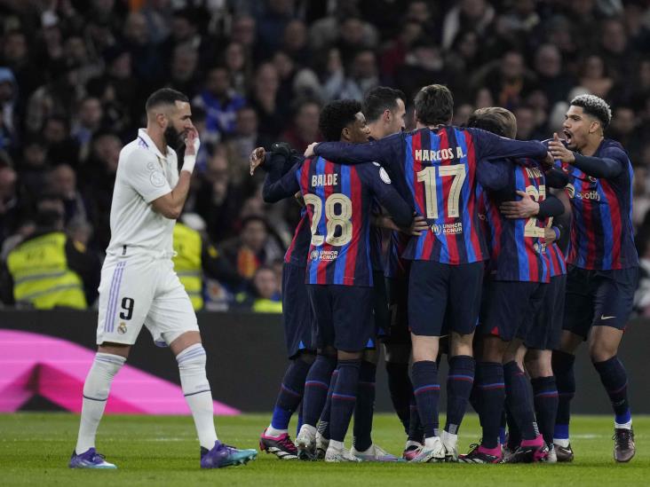 Barcelona gana en casa del Madrid en Copa del Rey Barcelona gana en casa del Madrid en Copa del Rey