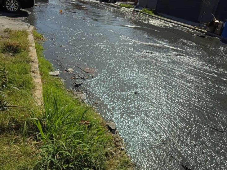 Se tiran miles de litros de agua potable Se tiran miles de litros de agua potable