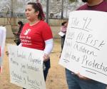 Realizan marcha contra la Operación Lone Star