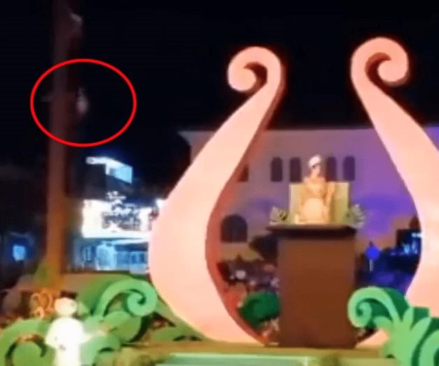 Joven voladora cae de 15 metros durante la Feria de Huauchinango