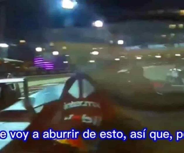 Rechazó Verstappen bajar velocidad si Checo no lo hacía