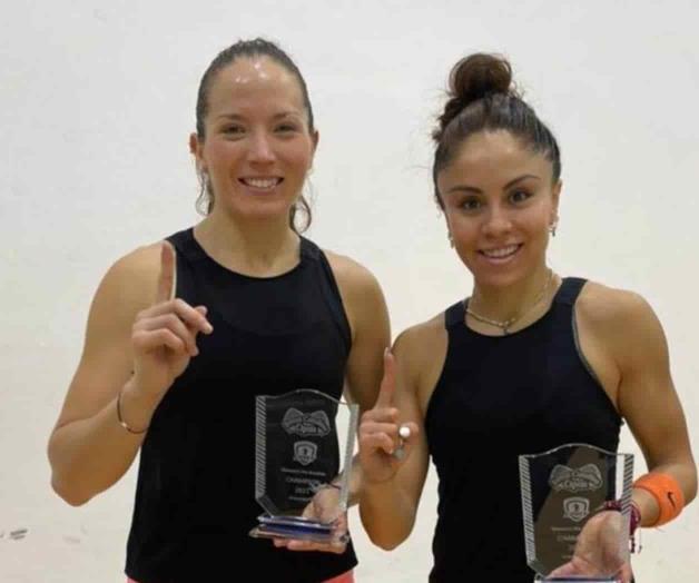 Se coronan Paola y Samanta en dobles del Abierto de Boston