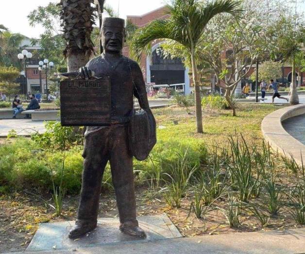 Dañan estatua al tratar de robarla Dañan estatua al tratar de robarla