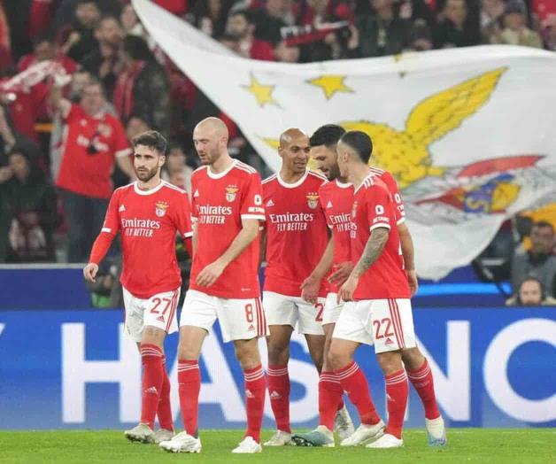 Benfica arrasa a Brujas y repiten en octavos de Champions