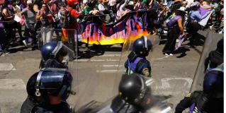 Protestan en calles de CDMX por 8M