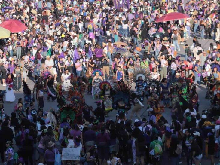 Califica Sheinbaum como muy libre la marcha del 8M Califica Sheinbaum como muy libre la marcha del 8M
