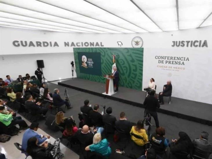Apunta AMLO contra Calderón desde búnker de García Luna Apunta AMLO contra Calderón desde búnker de García Luna