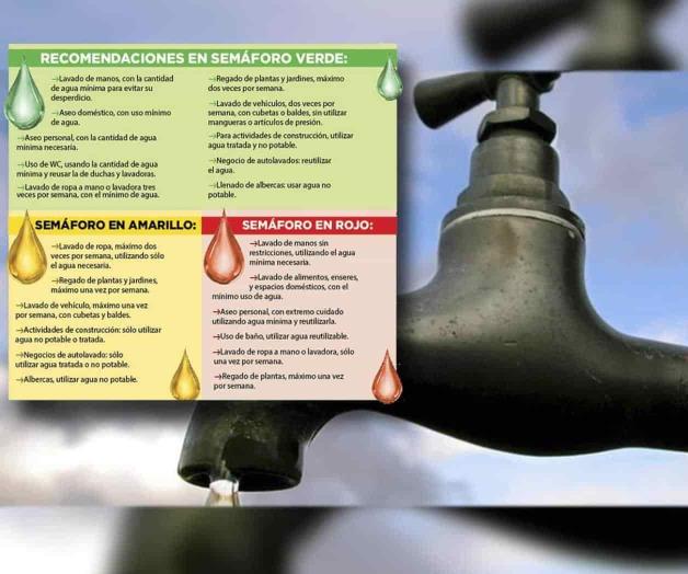 Entra en vigor semáforo del agua: ‘Cierran’ la llave