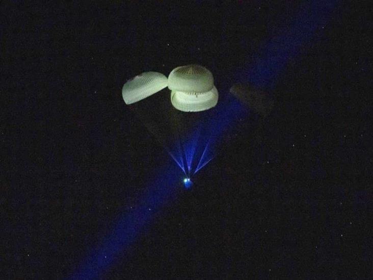 Regresan a la Tierra 4 astronautas de la Estación Espacial Regresan a la Tierra 4 astronautas de la Estación Espacial