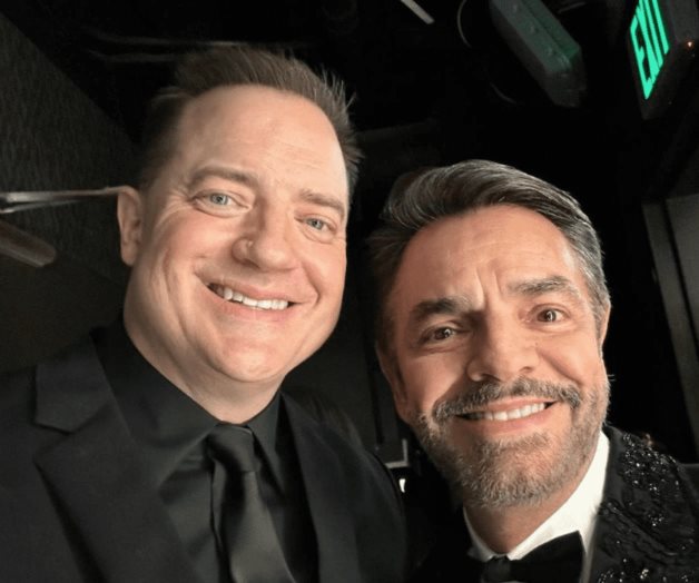 Eugenio Derbez se tomó foto con Brendan Fraser Eugenio Derbez se tomó foto con Brendan Fraser