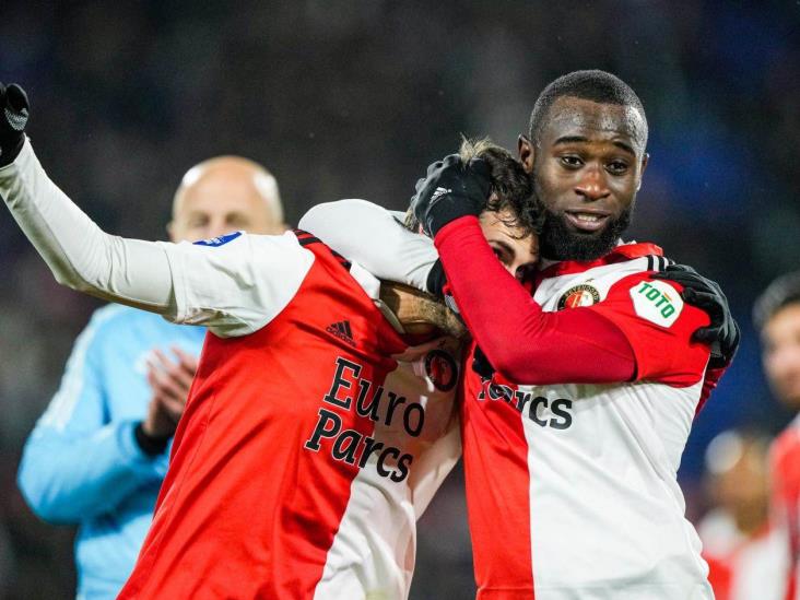 El mexicano Santiago Giménez comanda victoria del Feyenoord El mexicano Santiago Giménez comanda victoria del Feyenoord