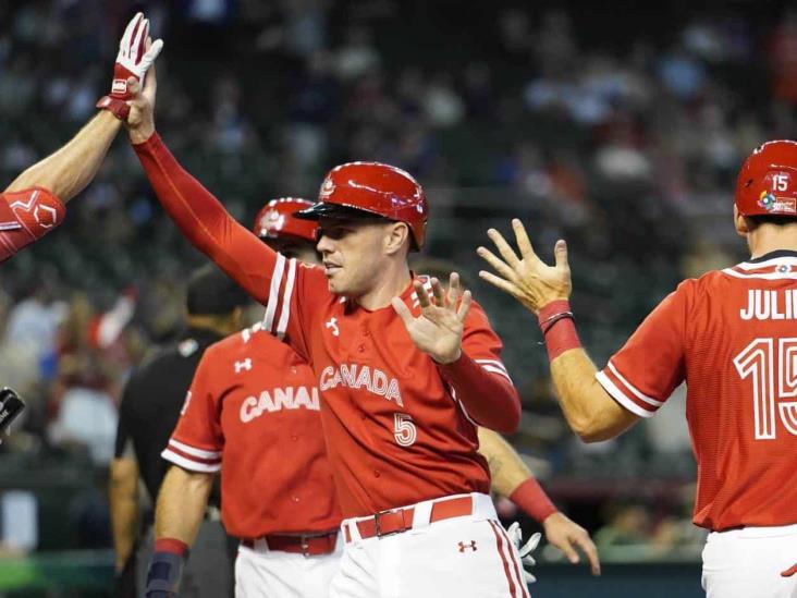 Da paliza Canadá a la Gran Bretaña en Clásico Mundial Da paliza Canadá a la Gran Bretaña en Clásico Mundial