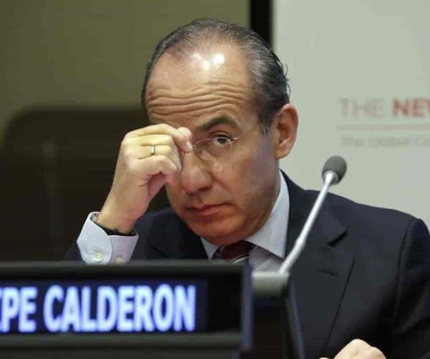 Acusa Calderón persecución política con caso García Luna