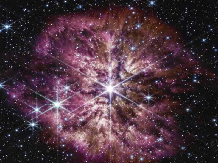 Telescopio Webb capta estrella al borde de la muerte Telescopio Webb capta estrella al borde de la muerte