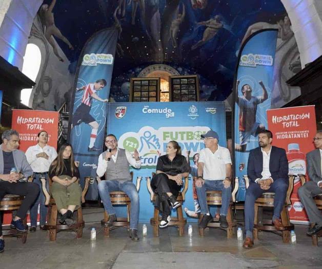 Alistan torneo de futbol down en Centro de Guadalajara 