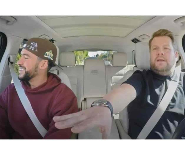 Interpreta Bad Bunny a Ariana Grande en el Carpool Karaoke