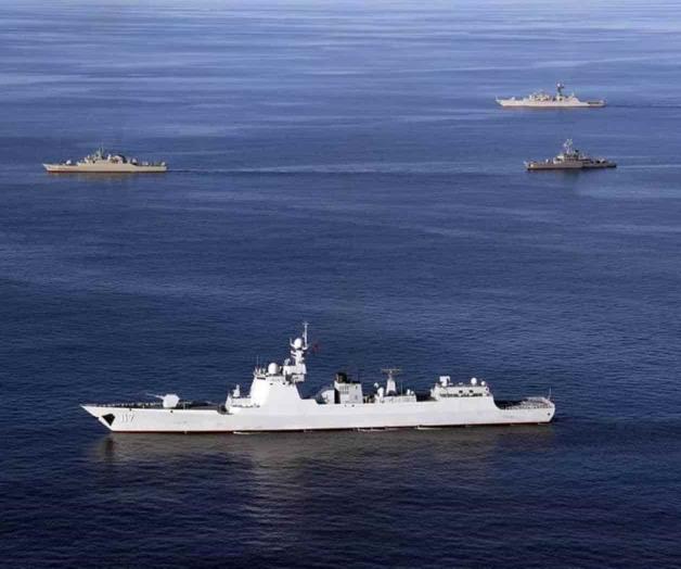 China, Irán y Rusia en operaciones navales en mar de Omán
