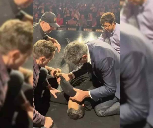 Cae desde 24 metros y sigue su show