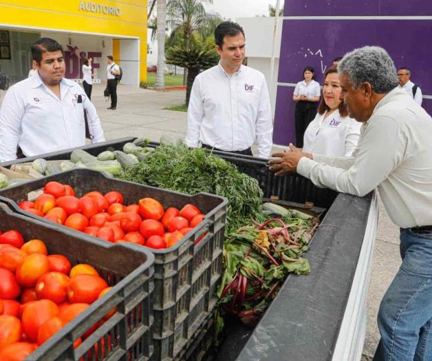 Recibe DIF Tamaulipas donativo de 213 kilogramos de hortalizas