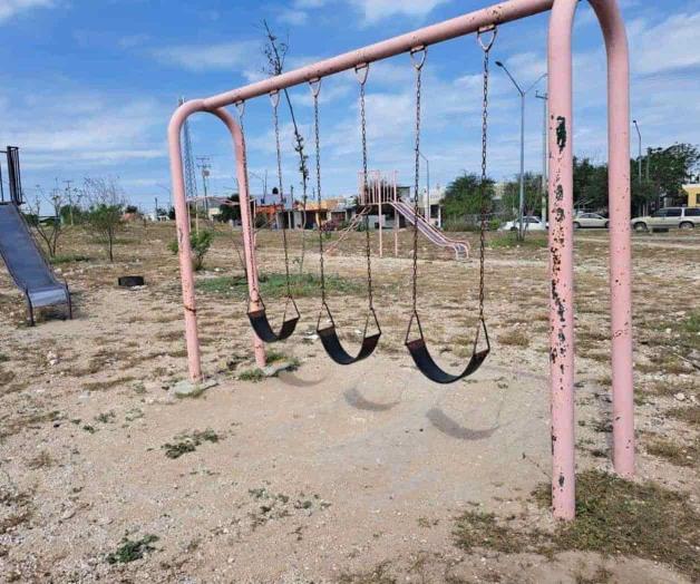 Dejan en el olvido espacios de esparcimiento públicos