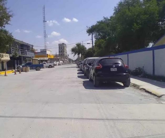 Finaliza pavimentación con recursos federales