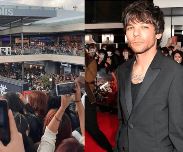 Bajo la lluvia, fans de Louis Tomlinson abarrotan Oasis Coyoacán